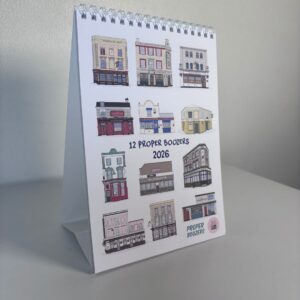 12 Proper Boozers 2026 Calendar