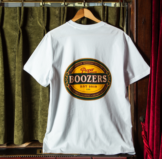 Proper Boozers Classic Logo T-Shirt - Image 2